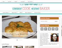 Tablet Screenshot of confident-cook.com